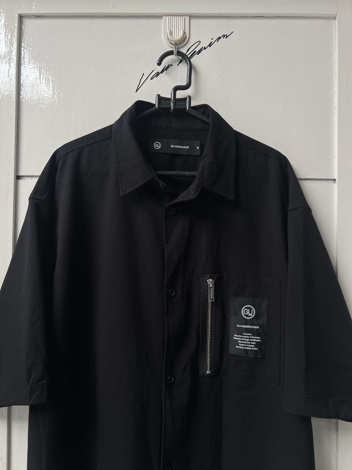 Undercover GU UNDERCOVER Black Zip Boxy Oversize Shirt Size US L / EU 52-54 / 3 - 2 Thumbnail