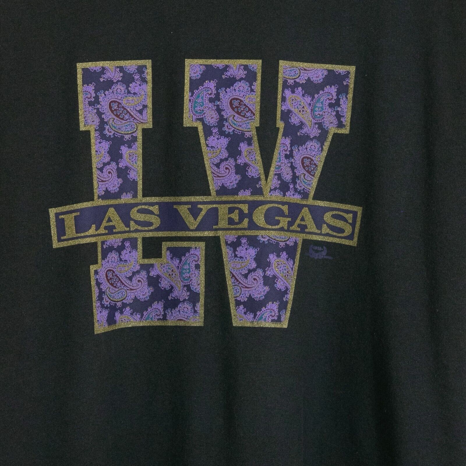 Vintage Vintage 90s Las Vegas Tourism T Shirt XL - Paisley Retro Size US XL / EU 56 / 4 - 3 Thumbnail