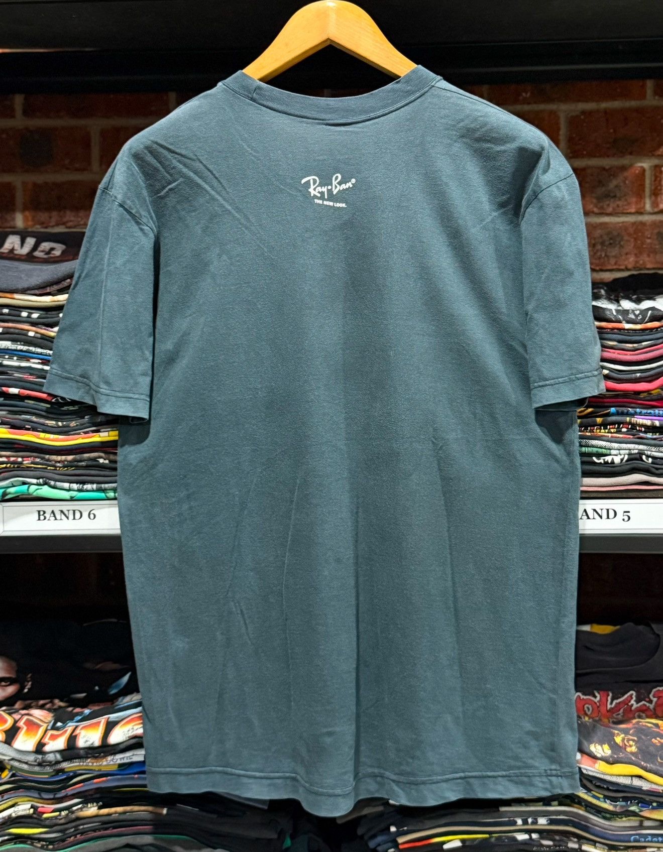 NBA Thrashed Vintage 90s Dennis Rodman Promo Ray Ban Grunge T Size US L / EU 52-54 / 3 - 2 Thumbnail
