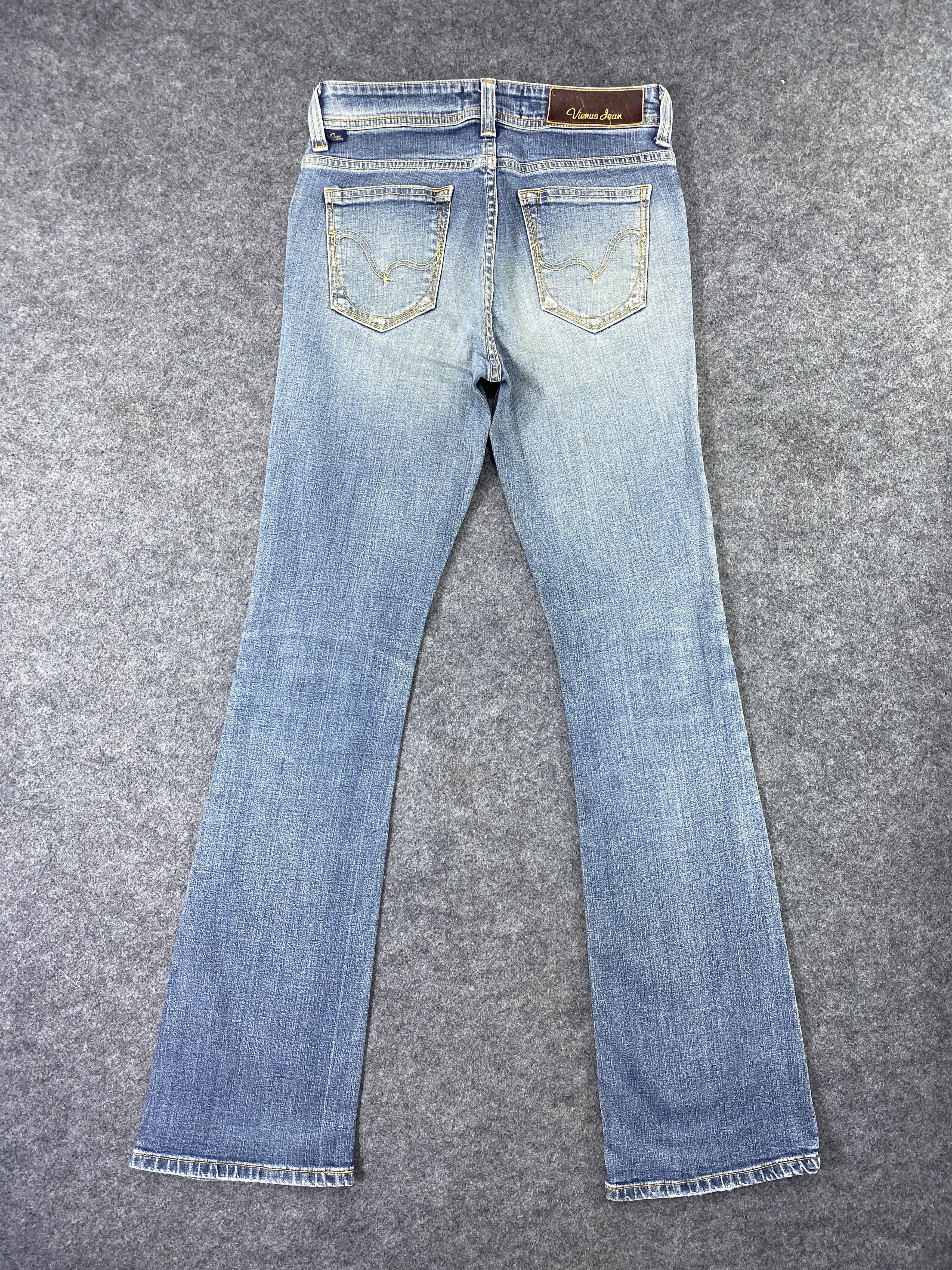 Edwin Vienus Jean by Something Edwin Flare Blue Wash Jeans - J1087 Size 28" / US 6 / IT 42 - 3 Thumbnail