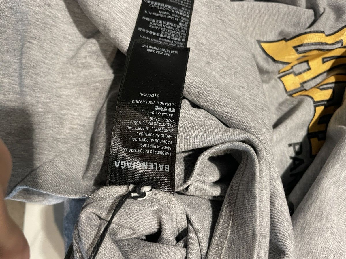 Balenciaga Oversized logo cotton t-shirt Size US L / EU 52-54 / 3 - 4 Thumbnail