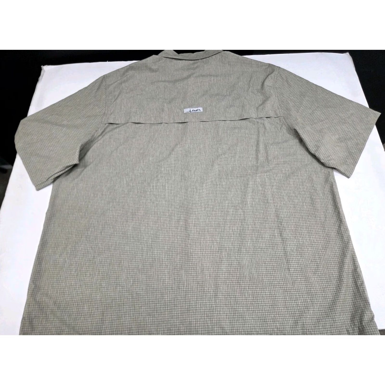Habitat Habit Premier Fishing Shirt Green Check 2XL Mens Short Sleeve Casual Button-Down WWNT NWT (Big & Tall) Size US XXL / EU 58 / 5 - 4 Thumbnail