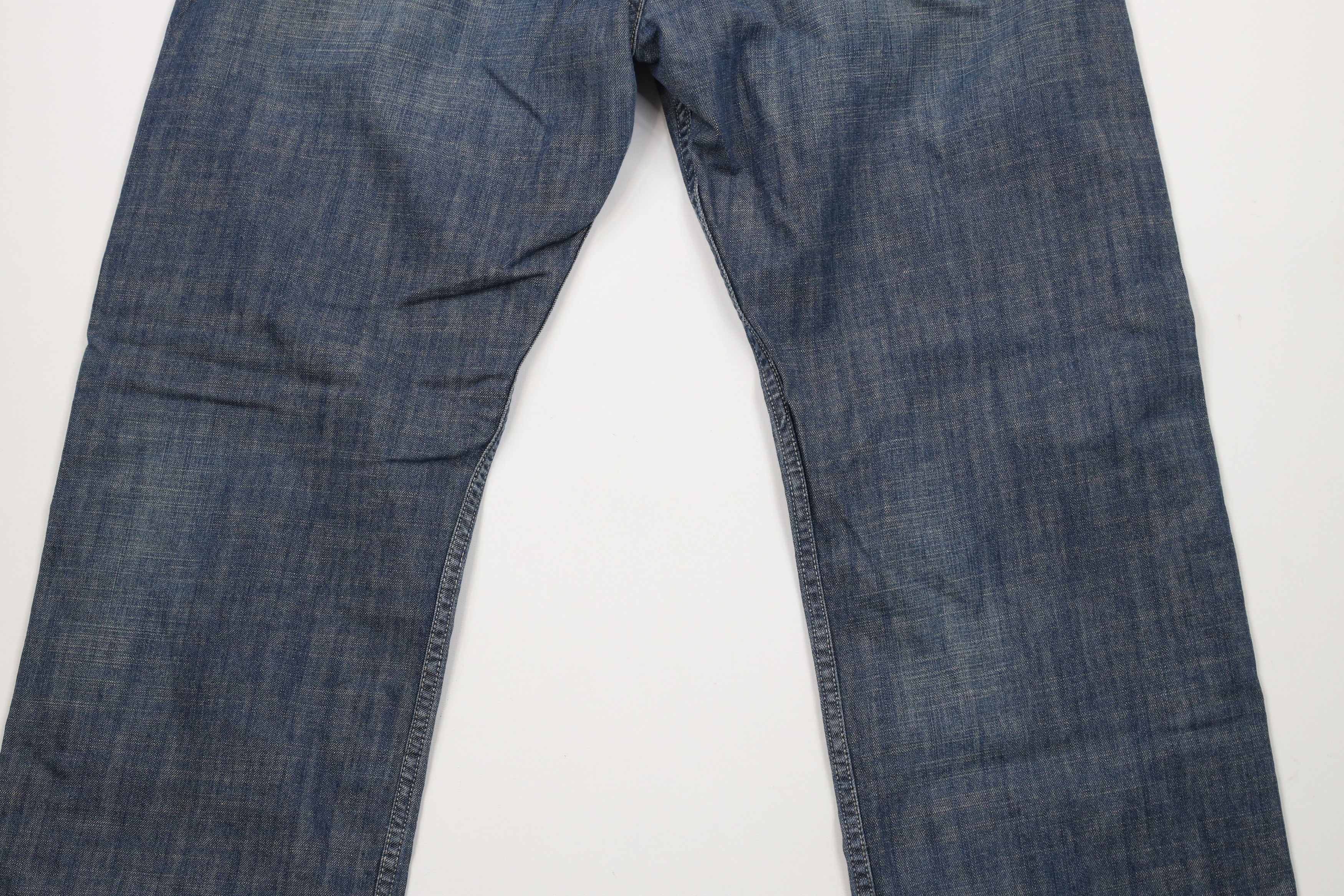 Levi's × Vintage Vintage Y2K Levis 569 Straight Wide Leg Denim Jeans Blue Size US 36 / EU 52 - 11 Thumbnail