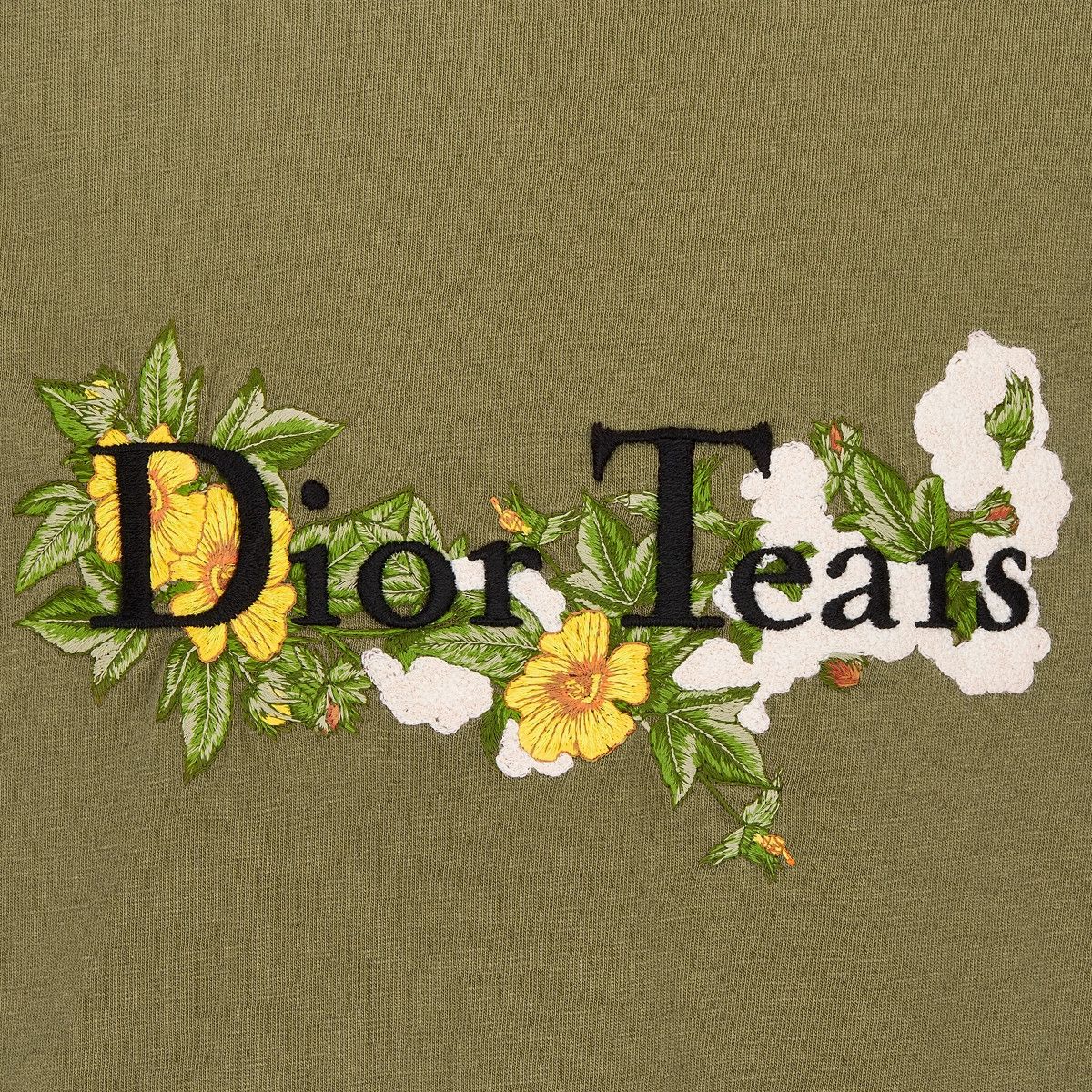 Dior o1bcso1str0225 Tears T-Shirt in Khaki Size US M / EU 48-50 / 2 - 3 Thumbnail