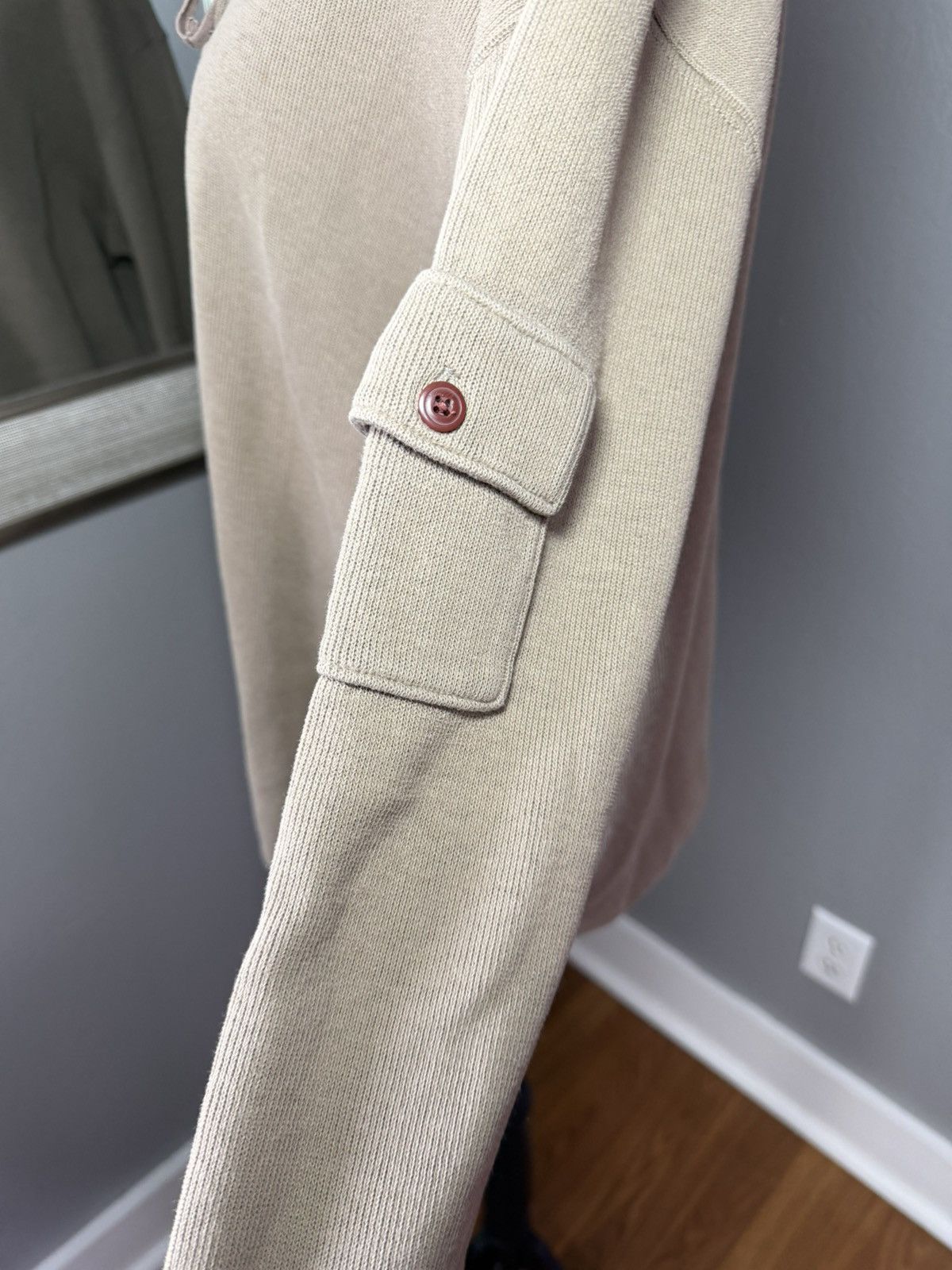 Woolrich Woolen Mills Woolrich Men’s 1/4 Zip Light Mushroom Sweater Size Large. Size US L / EU 52-54 / 3 - 2 Thumbnail