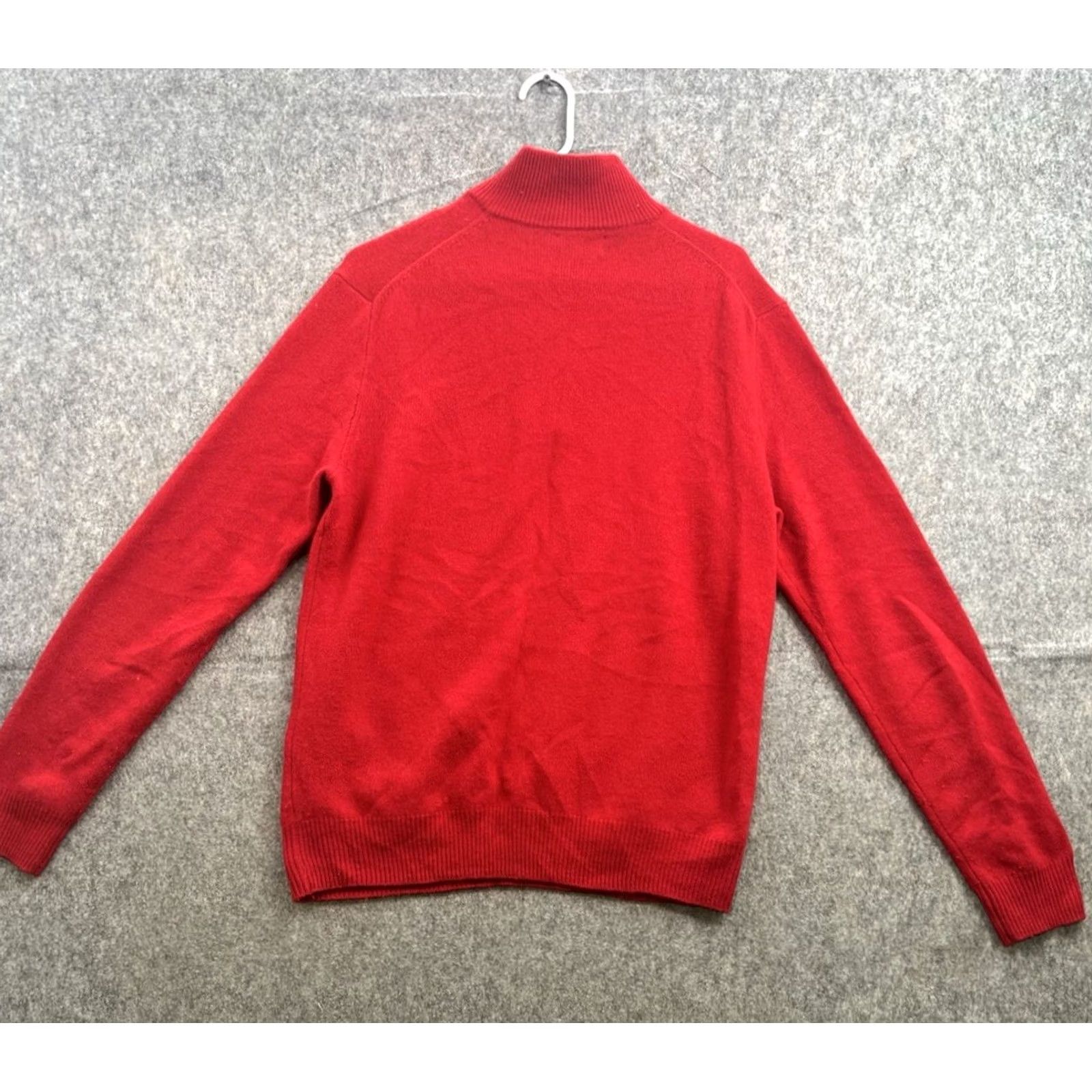 Polo Ralph Lauren Polo Ralph Lauren Sweater Pullover 1/4 Zip M Red Mens Knit Logo Embroidered Mock Neck Casual Christmas Holiday Classic Preppy Size US M / EU 48-50 / 2 - 6 Thumbnail