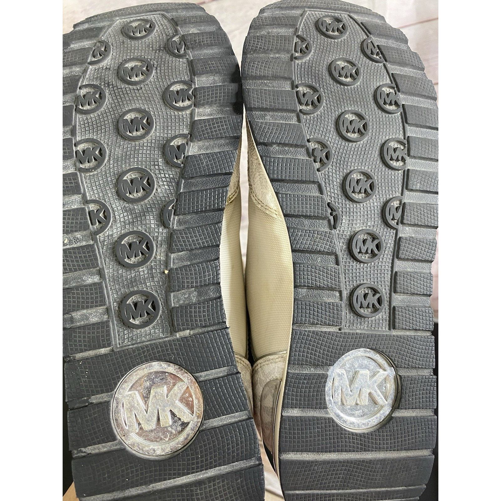 Michael Kors MICHAEL KORS Women's MADDY Two-Tone Logo Trainer Sneakers-9 Size US 9 / IT 39 - 11 Thumbnail