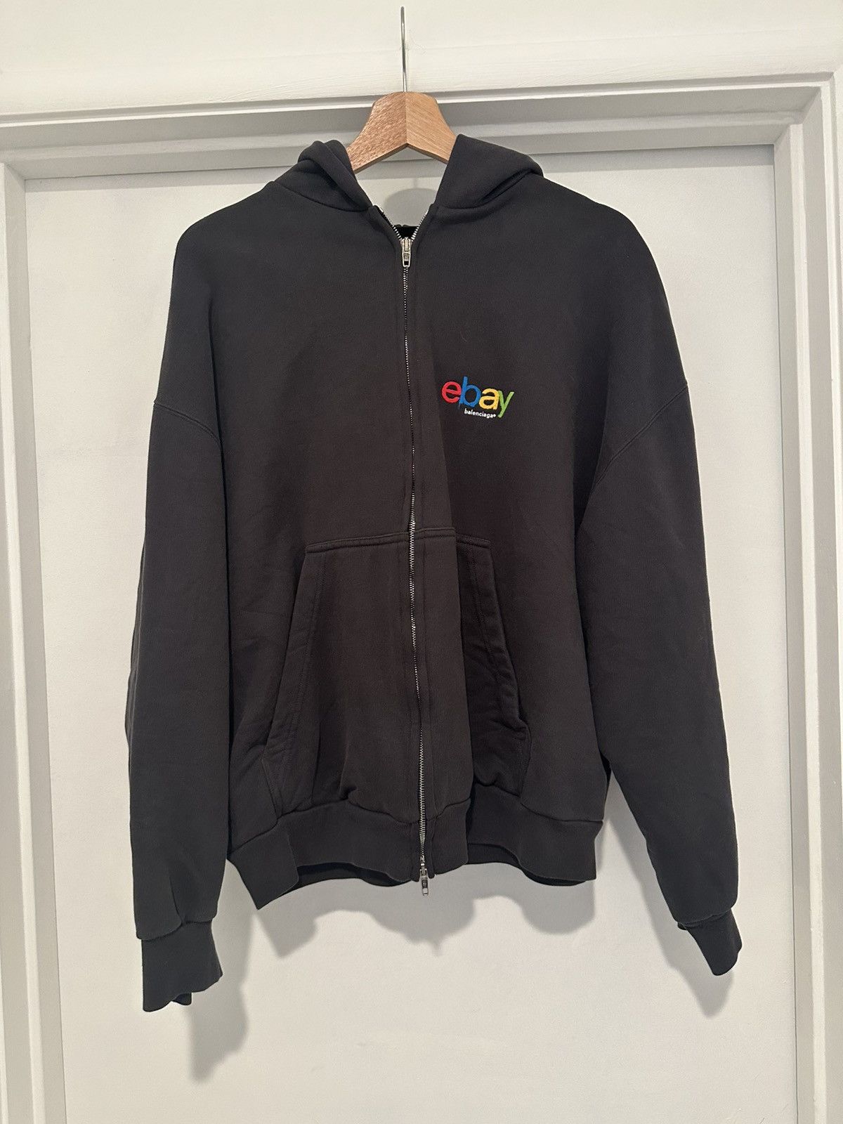 Balenciaga Ebay Zip-Up Hoodie | Grailed