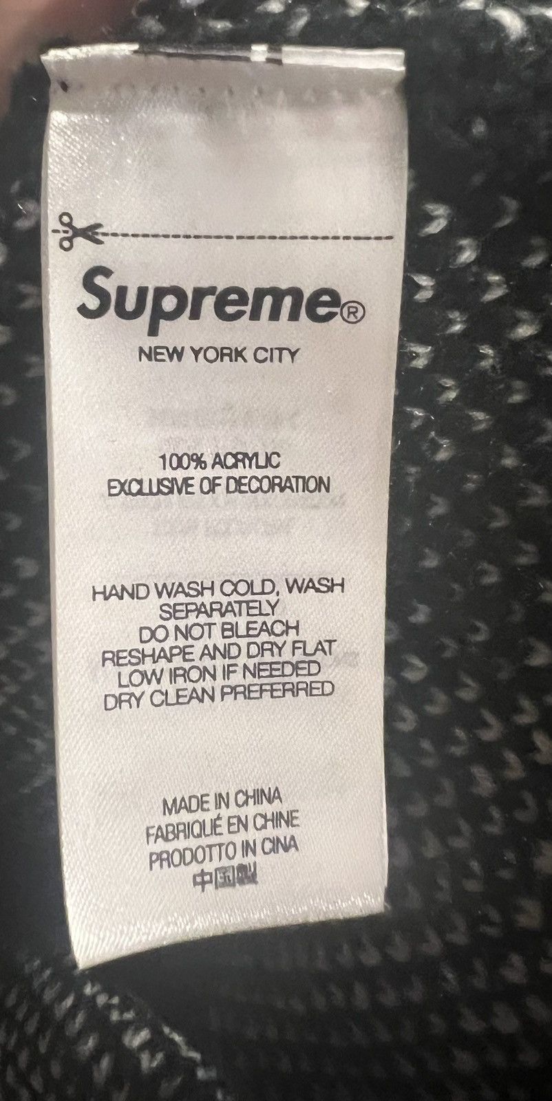 Supreme Size Medium FW23 Supreme x Bounty Hunter Black Sweater Size US M / EU 48-50 / 2 - 6 Thumbnail