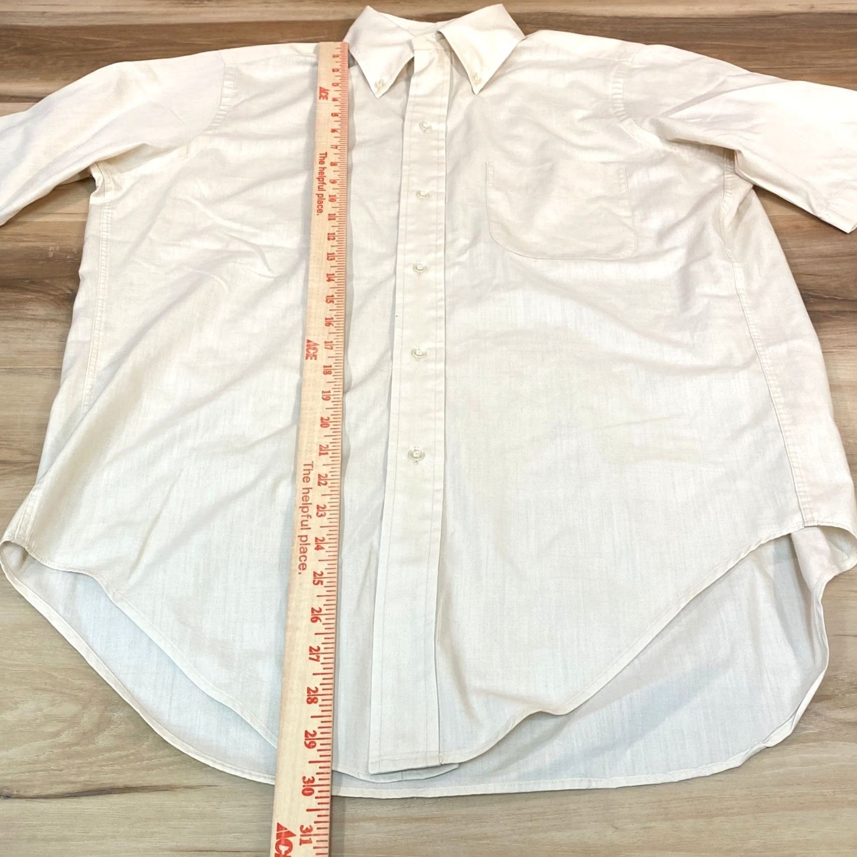 Brooks Brothers VINTAGE Brooks Brothers Brookscloth Shirt Men 14.5 Short Sleeve 6 Button 70s/80s Size US S / EU 44-46 / 1 - 5 Thumbnail