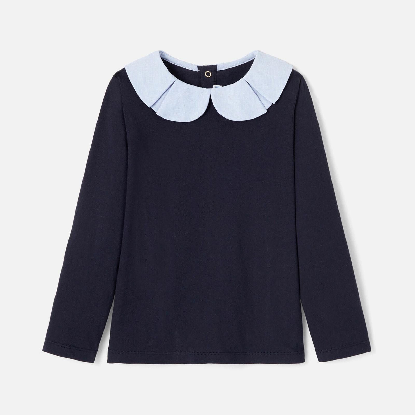 Designer Jacadi Long Sleeve Blouse Size 4T MSRP $65 Size US XXS / EU 40 - 1 Thumbnail