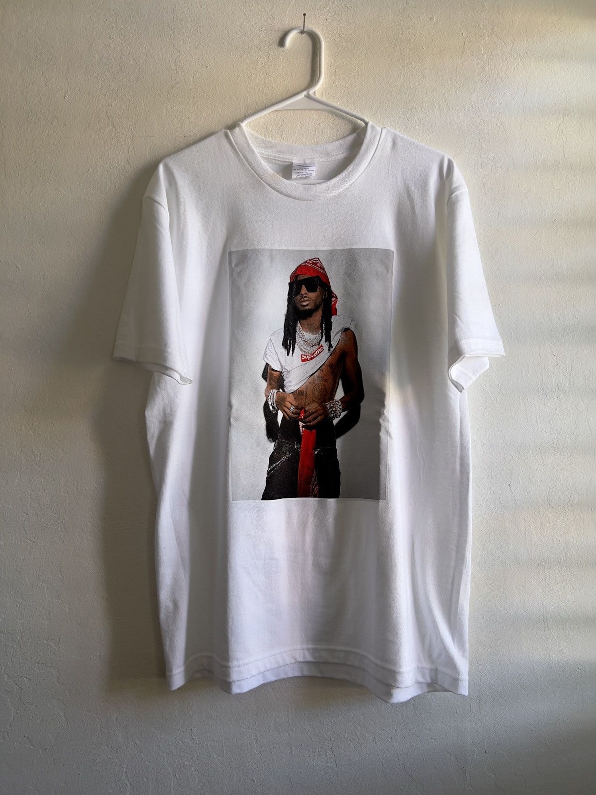【Sサイズ】supreme playboi carti Tee white L Supreme Playboi Carti Tee White – Takeoff Copenhagen