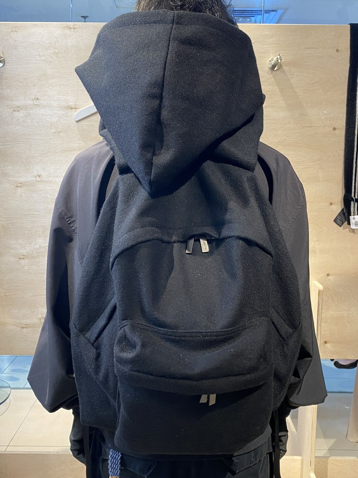 Yohji Yamamoto Yohji Yamamoto Hoodie Backpack Size ONE SIZE - 5 Thumbnail