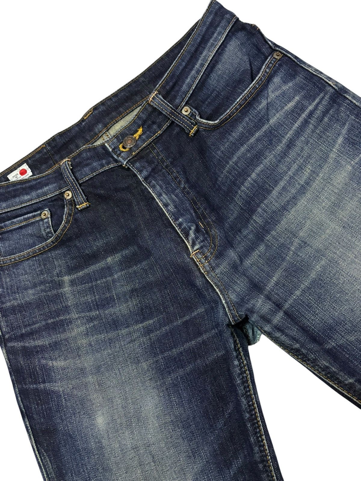 Edwin Vtg Edwin Japan 503 Distressed Jeans Size US 31 - 5 Thumbnail