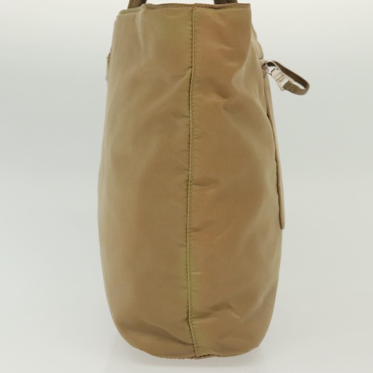 Prada PRADA Tote Bag Nylon Beige Silver Size ONE SIZE - 4 Thumbnail