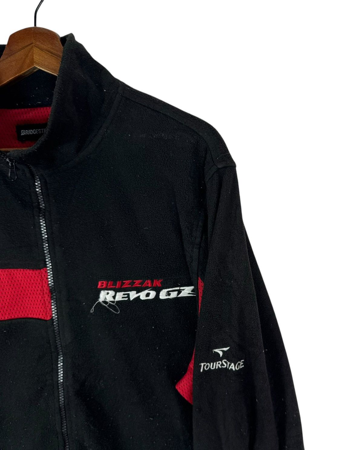 Dunlop × Vintage VINTAGE BLIZZAK DUNLOP RACING FLEECE SWEATER Size US M / EU 48-50 / 2 - 5 Thumbnail