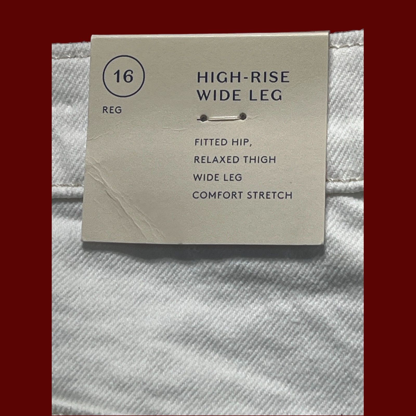 Other Universal Thread - Women's High Rise Wide Leg Pants - Fitted Size 38" / US 16 / IT 52 - 10 Thumbnail