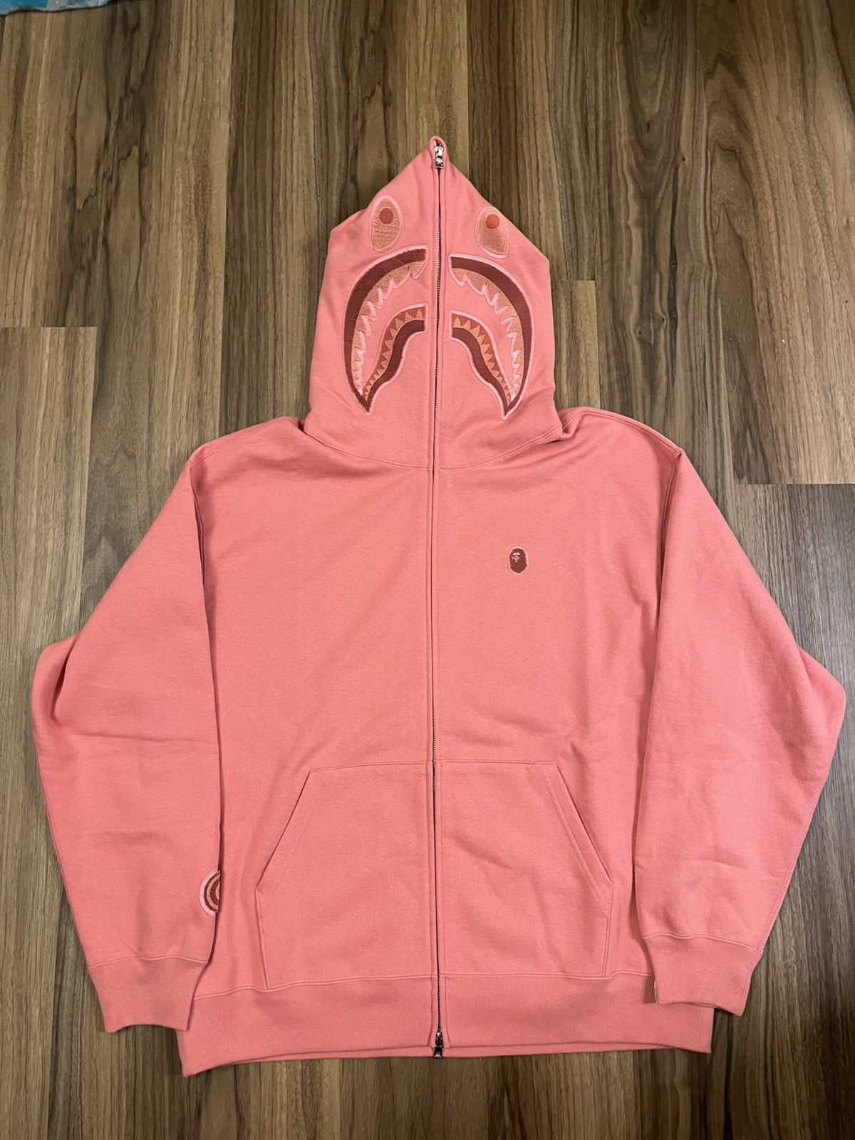 Bape BAPE Ape Head One Point Shark Full Zip Hoodie Size US L / EU 52-54 / 3 - 1 Thumbnail