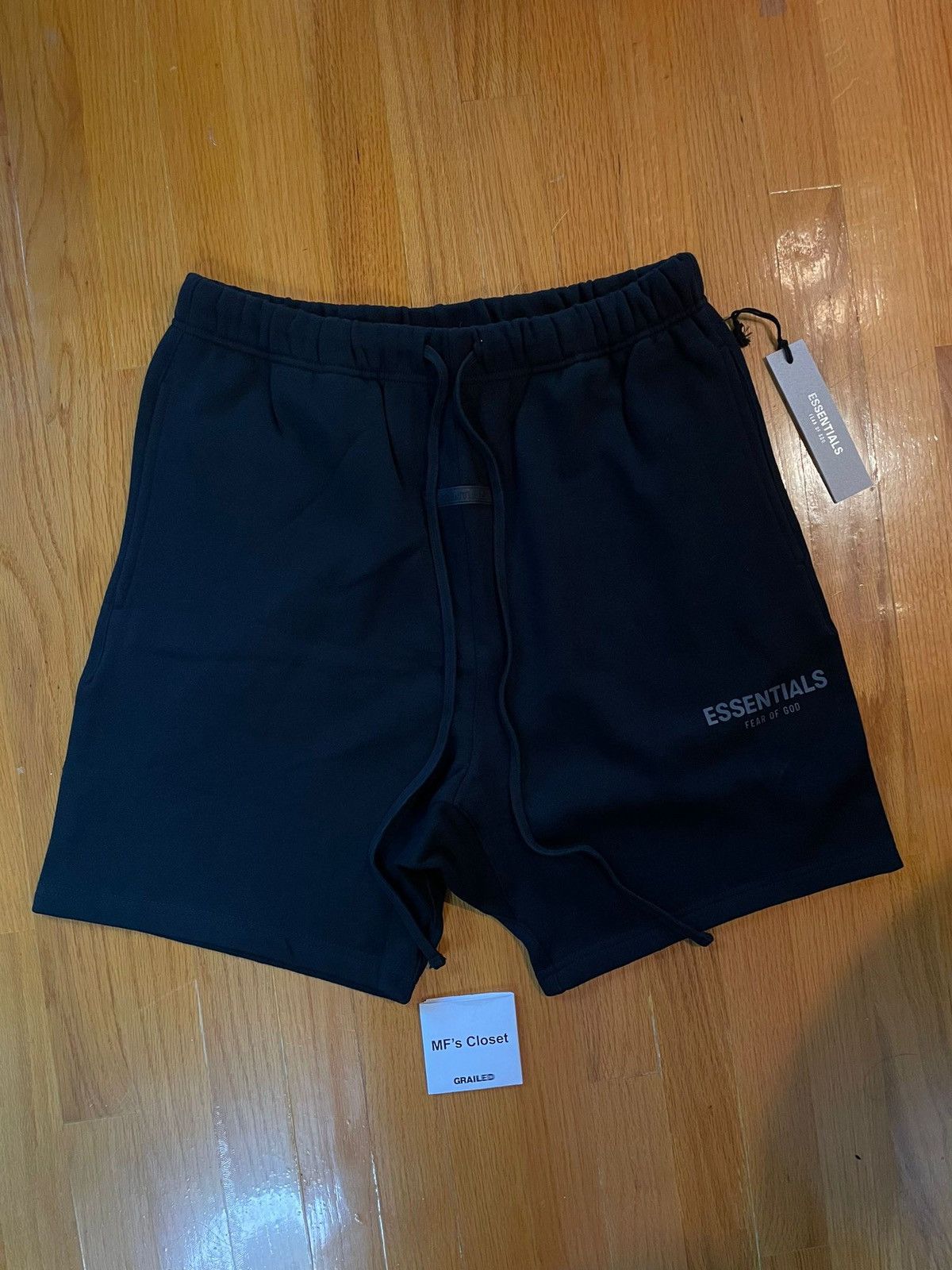 Essential Fear buy of God Sweat Shorts Black Large