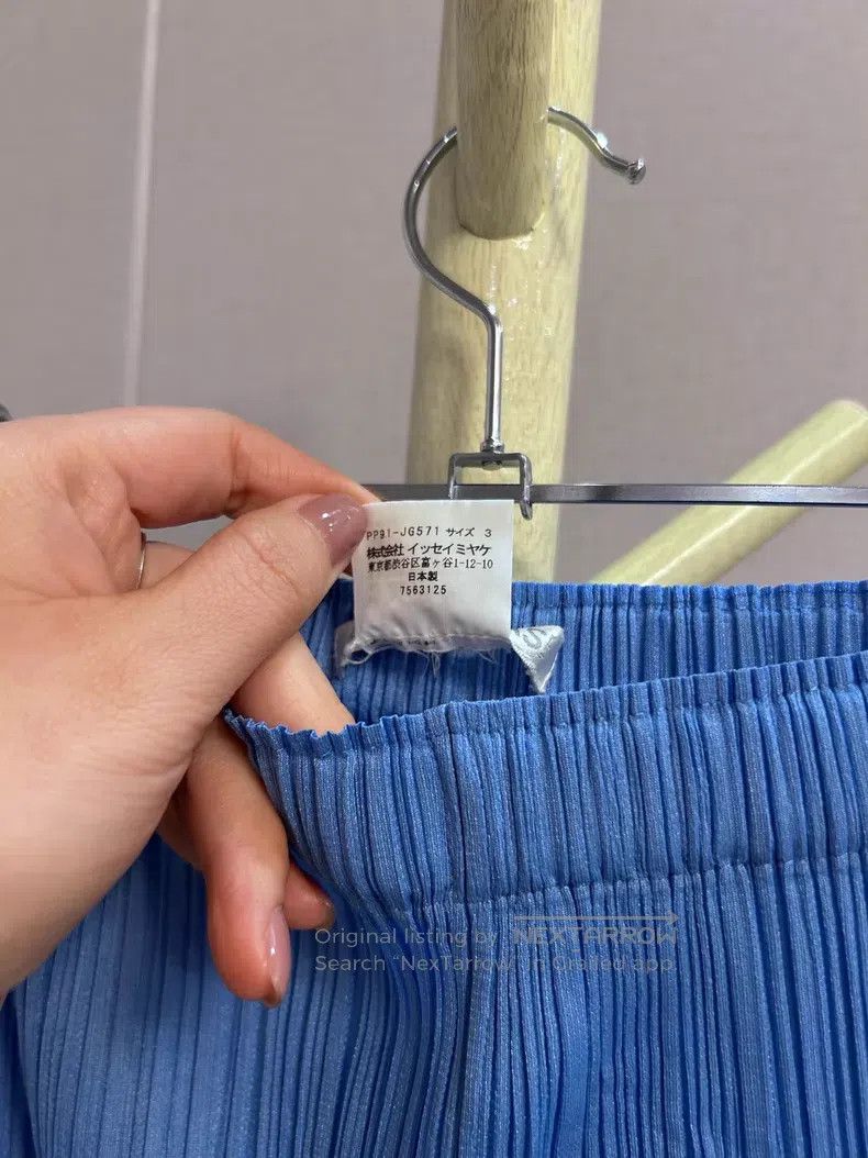 Issey Miyake Issey Miyake size:3 Blue Irregular Skirt Size 22" - 6 Thumbnail
