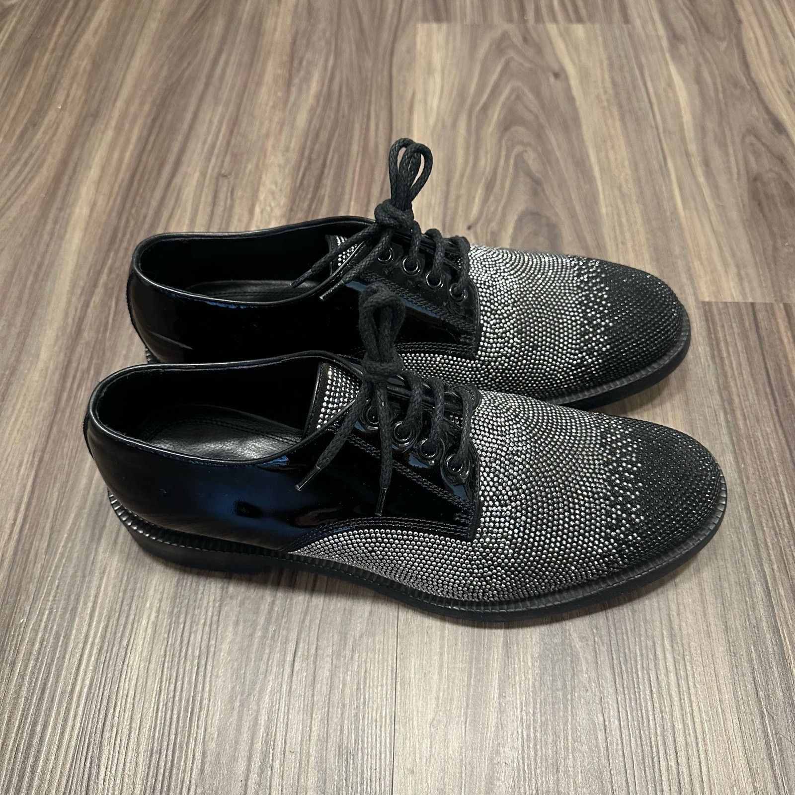 Jimmy Choo Rare Jimmy Choo Studded Lace-up Shoe Size US 8 / EU 41 - 2 Thumbnail