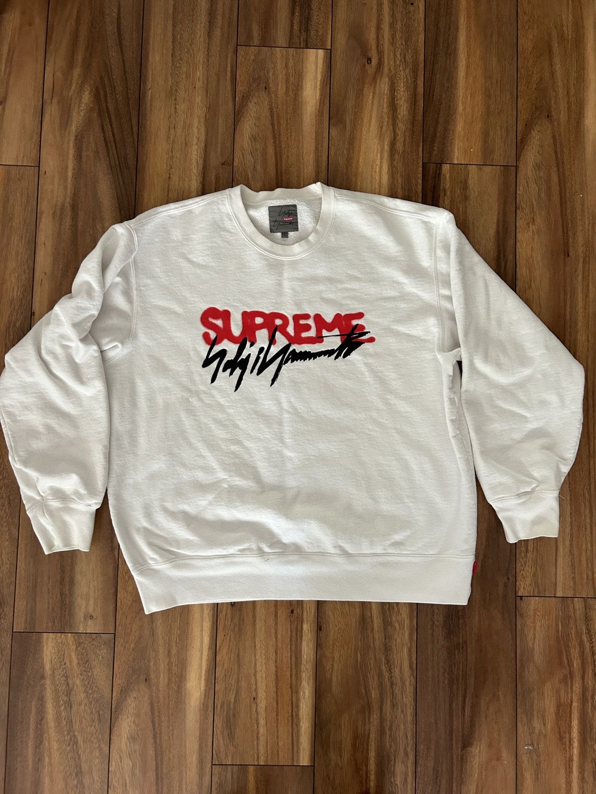 Supreme Supreme Yohji Yamamoto Logo Crewneck | Grailed