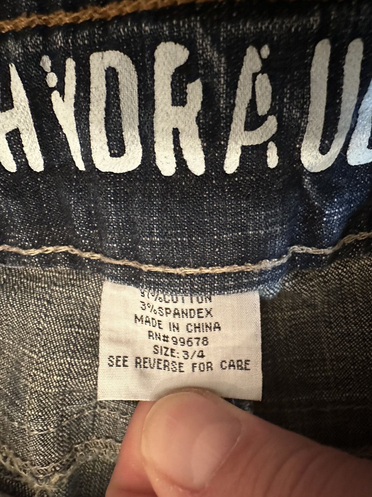 Other Hydraulic Straight Jeans Womens 3/4 Jeggings-Broken Zipper Size 28" / US 6 / IT 42 - 8 Thumbnail