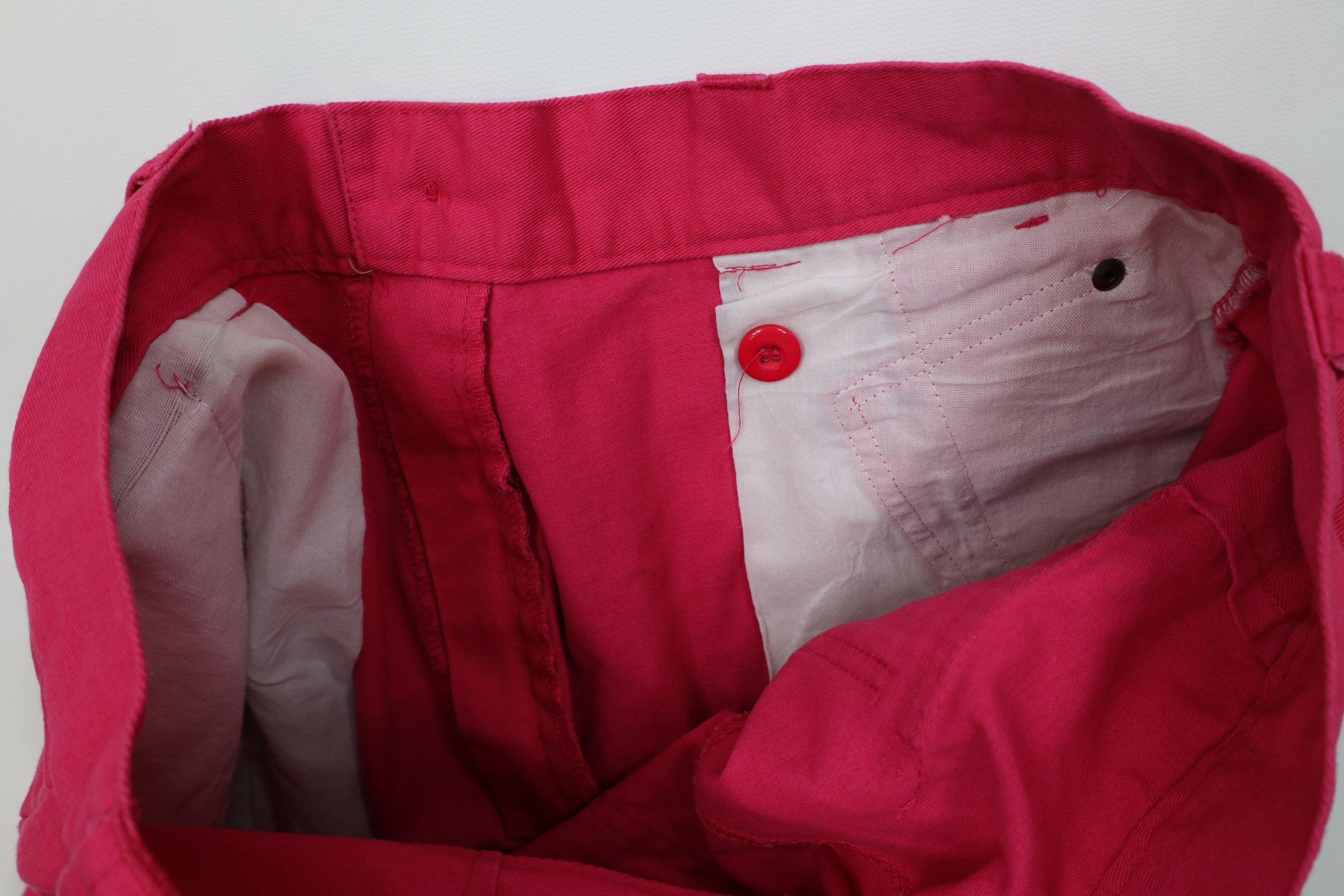 Vintage Vintage 90s Y2K Streetwear Fit Cargo Shorts Pink Cotton Size US 32 / EU 48 - 8 Thumbnail