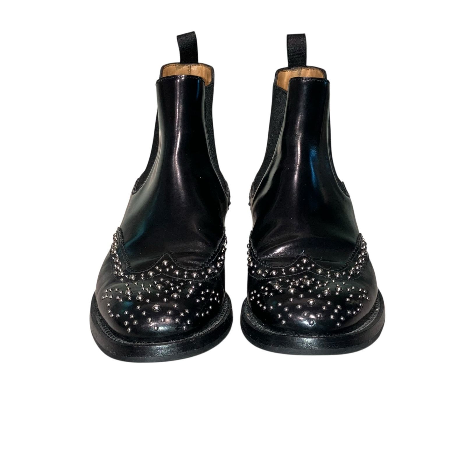 Church's Church’s Ketsby Met Studded Black Chelsea Boot- size EU 35 Size US 5 / IT 35 - 2 Thumbnail