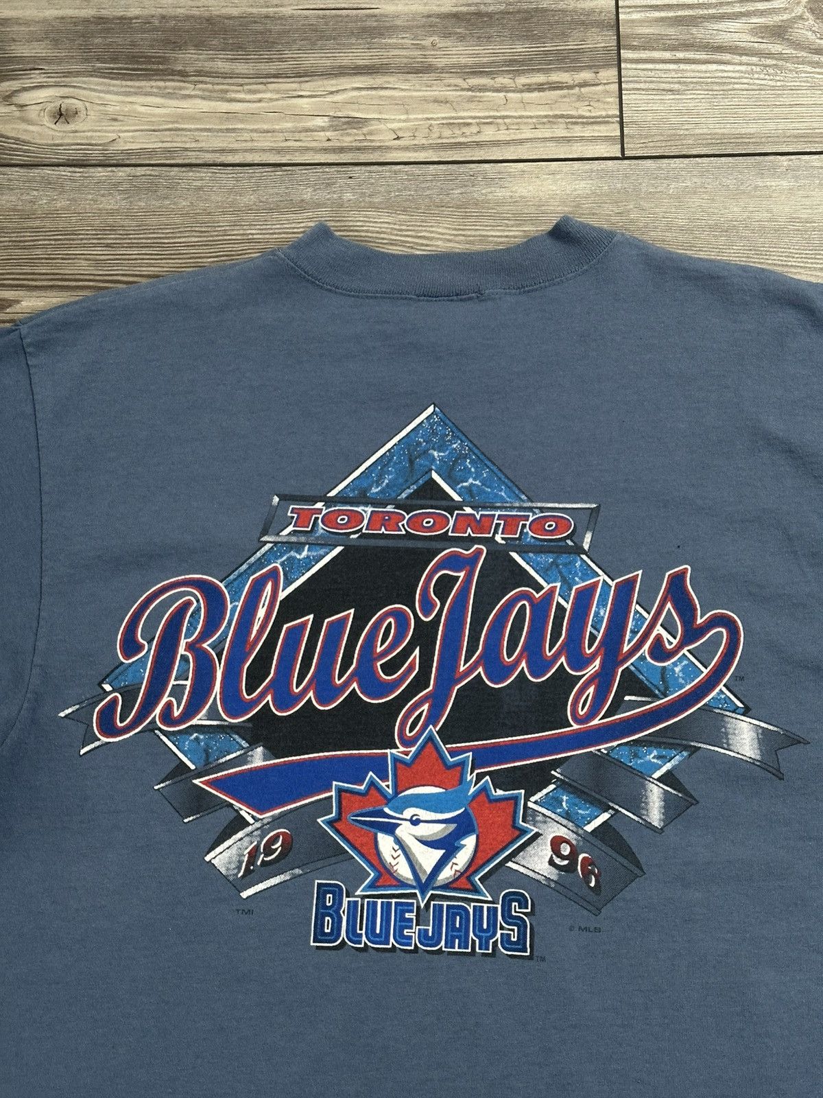 MLB Vintage 90’s Toronto Blue Jays T Shirt Size US L / EU 52-54 / 3 - 4 Thumbnail