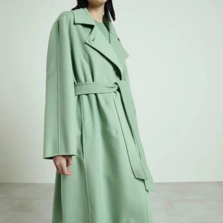 Max Mara Max Mara Coat Green Women's Wear Size M / US 6-8 / IT 42-44 - 3 Thumbnail