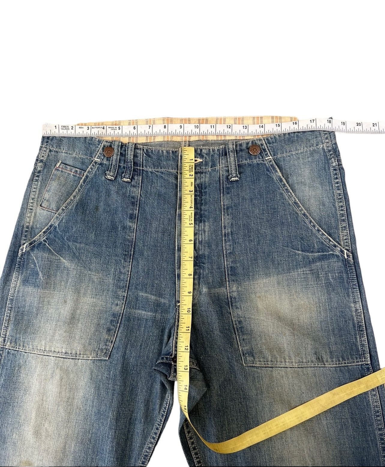 ANACHRONORM Anachronorm Japan Dirty Muddy Denim Distress Mine Jeans Size US 36 / EU 52 - 3 Thumbnail