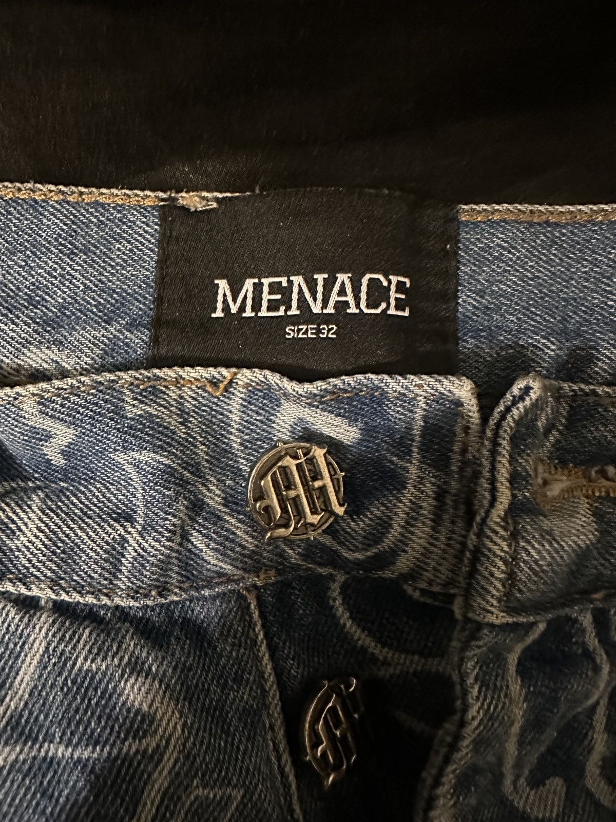 Menace Menace Paisley denim Pants 32x32 Size US 32 / EU 48 - 3 Thumbnail