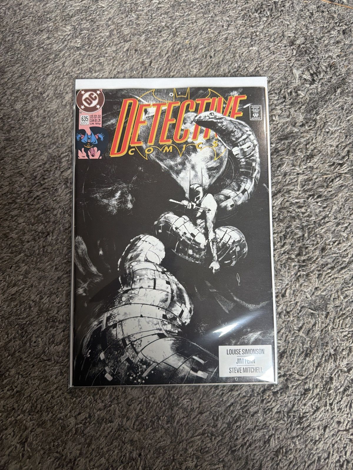 DC Comics 1991 DC Comics Detective Comics #635 Mind Games Comic Book Size ONE SIZE - 1 Thumbnail