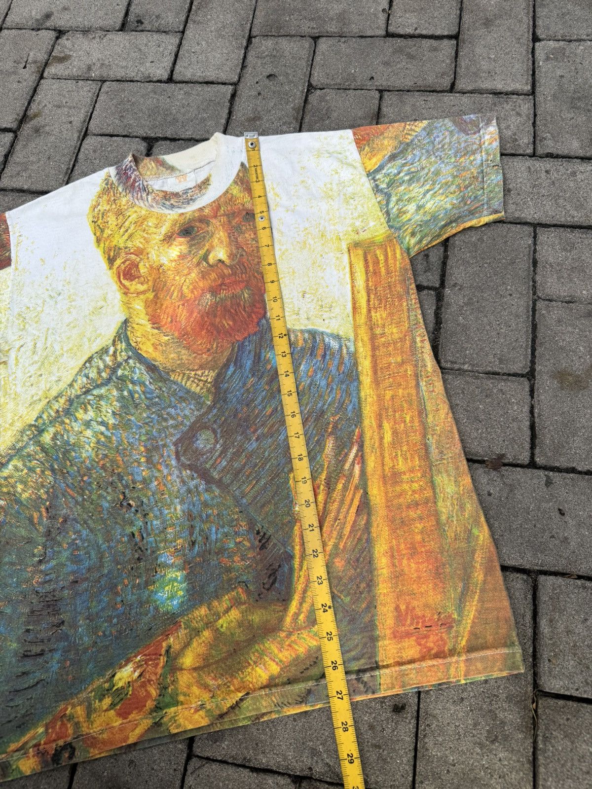 Vintage Vintage Vincent van Gogh all over Print Tshirt Size US M / EU 48-50 / 2 - 6 Thumbnail