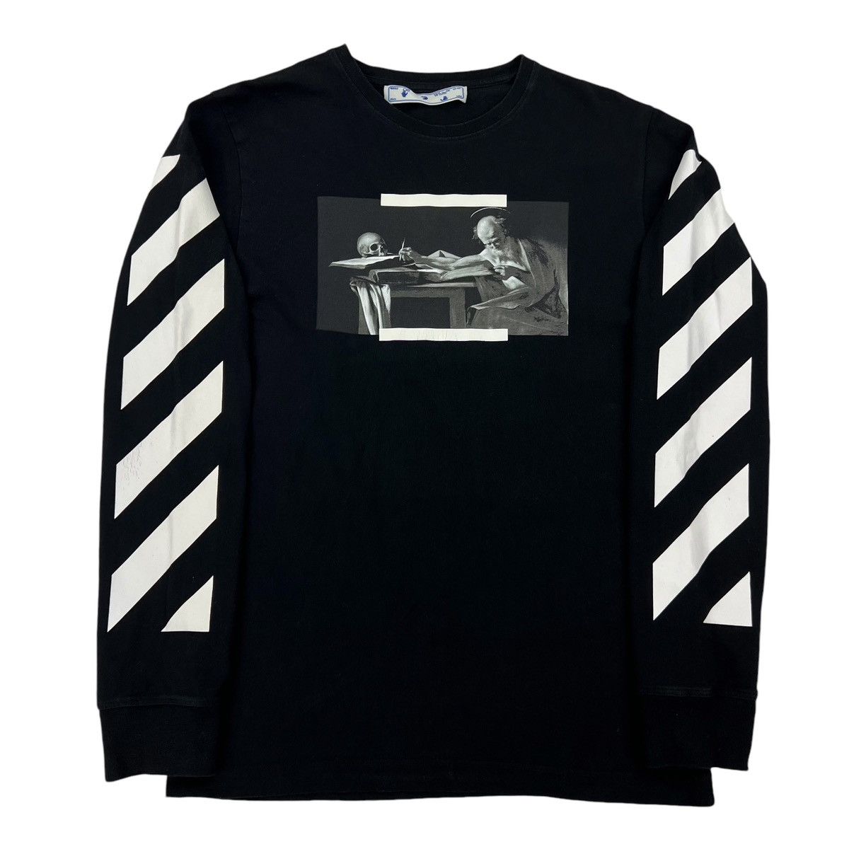 Off-White Off-White Caravaggio Black Long Sleeve T Shirt Size US S / EU 44-46 / 1 - 2 Thumbnail