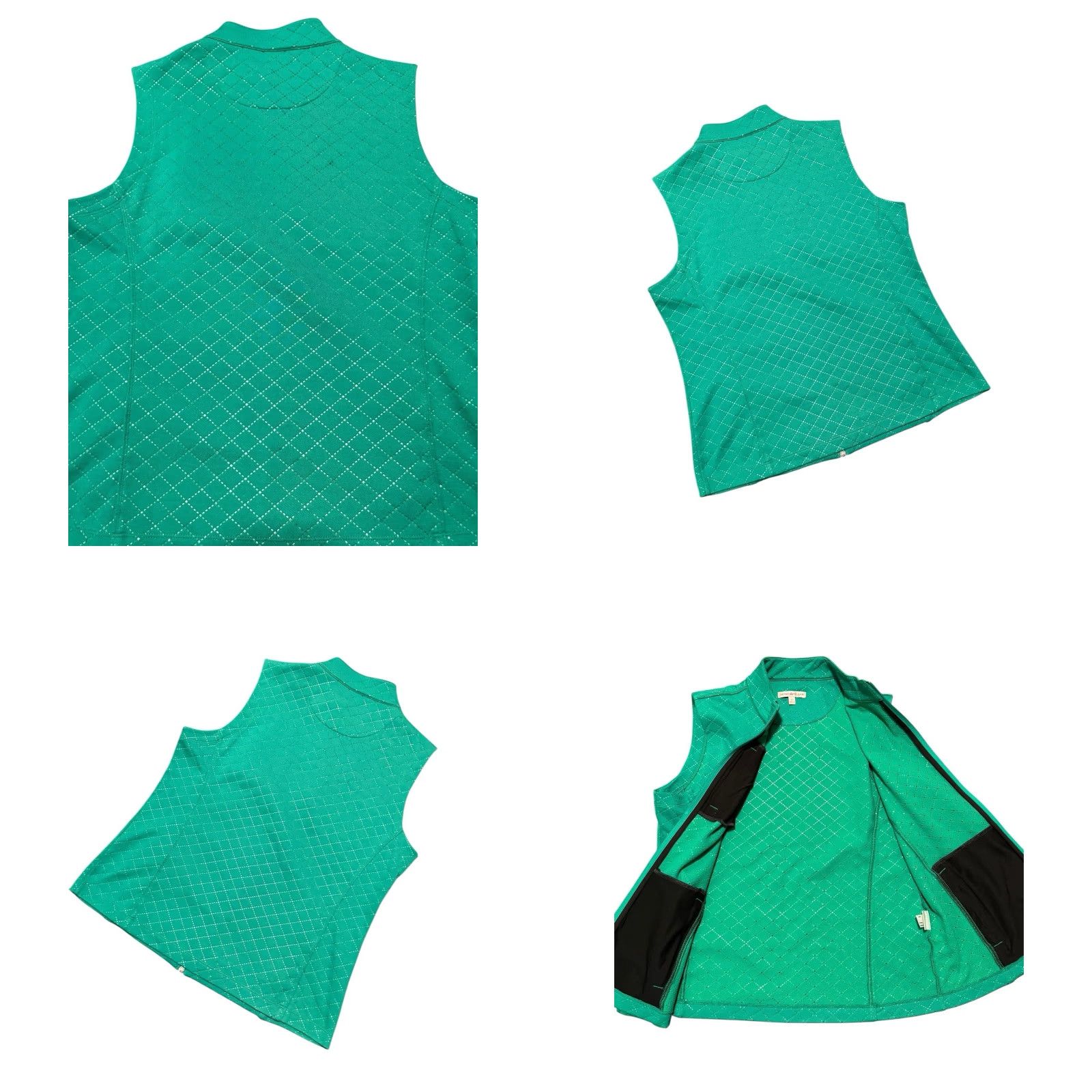 Peter Millar Peter Millar Vest Womens Green Golf Full Zip Ladies Polyester Size Large Size L / US 10 / IT 46 - 8 Thumbnail