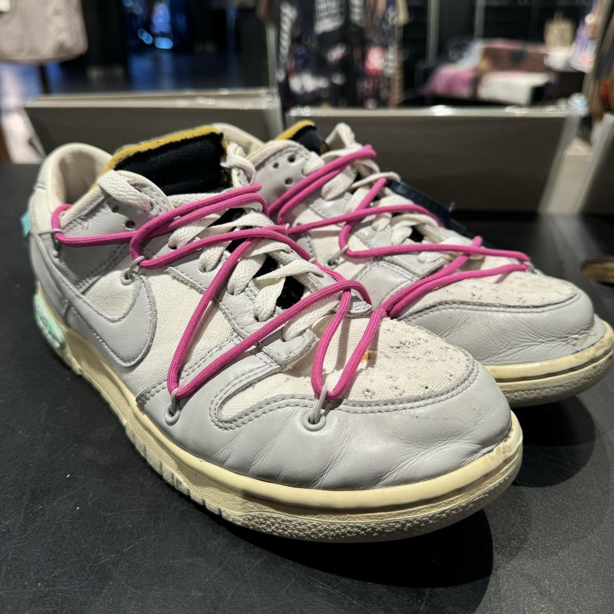 Nike × Off-White Nike Off White Dunk Low Lot 30 Size US 9.5 / EU 42-43 - 2 Thumbnail