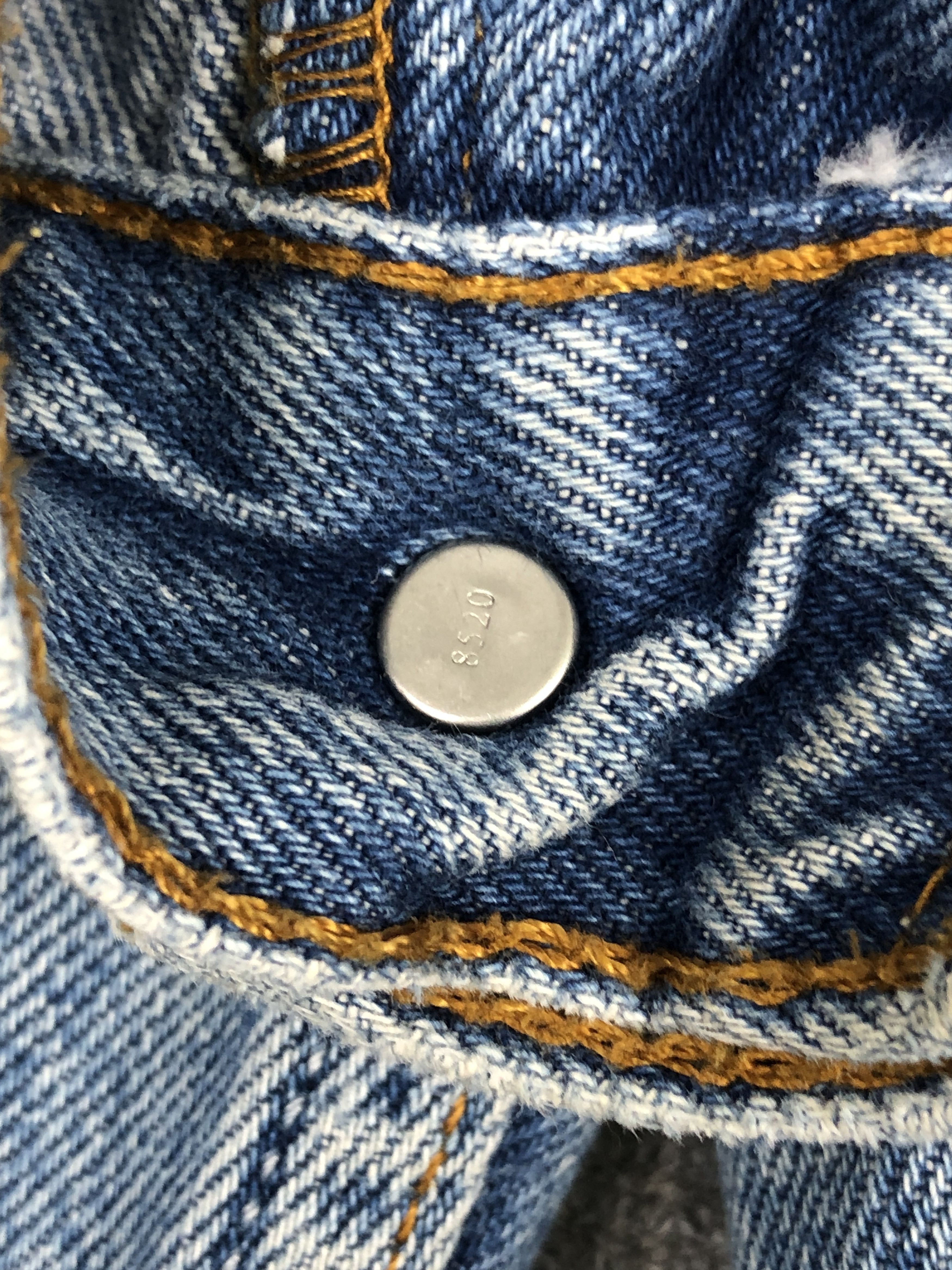 Levi's Faded Blue Vintage Levis 504 Jeans DP2353 Size US 33 - 12 Thumbnail