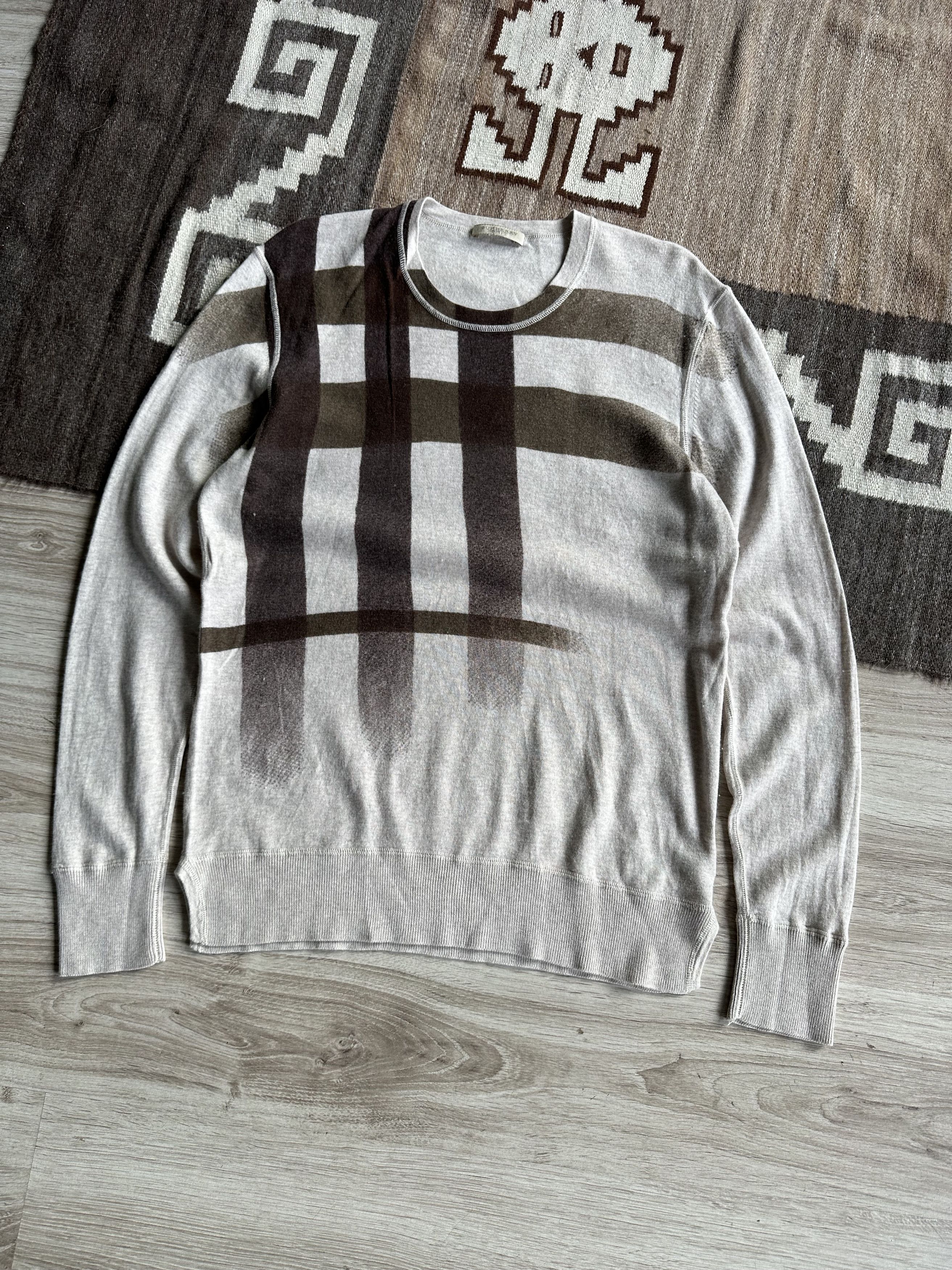 Burberry Brit Check Cashmere Sweater 7129AC