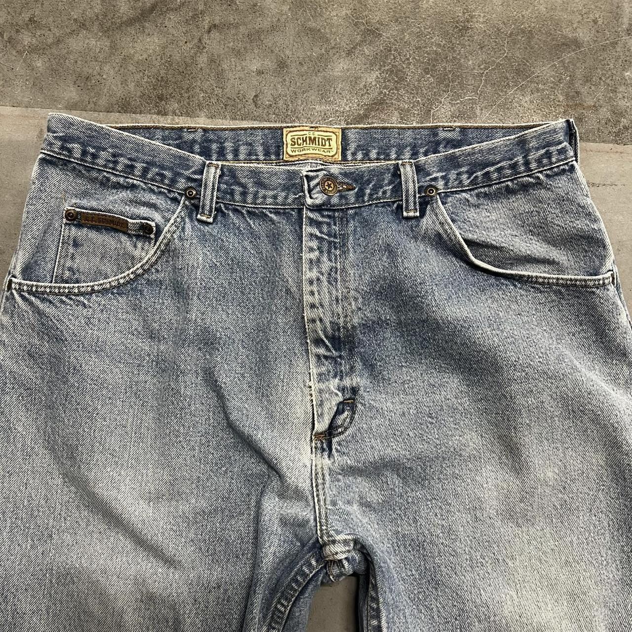 Vintage Crazy Vintage Y2K/2000s Baggy Skater Style Light Wash Denim Jeans! Size US 38 / EU 54 - 4 Thumbnail