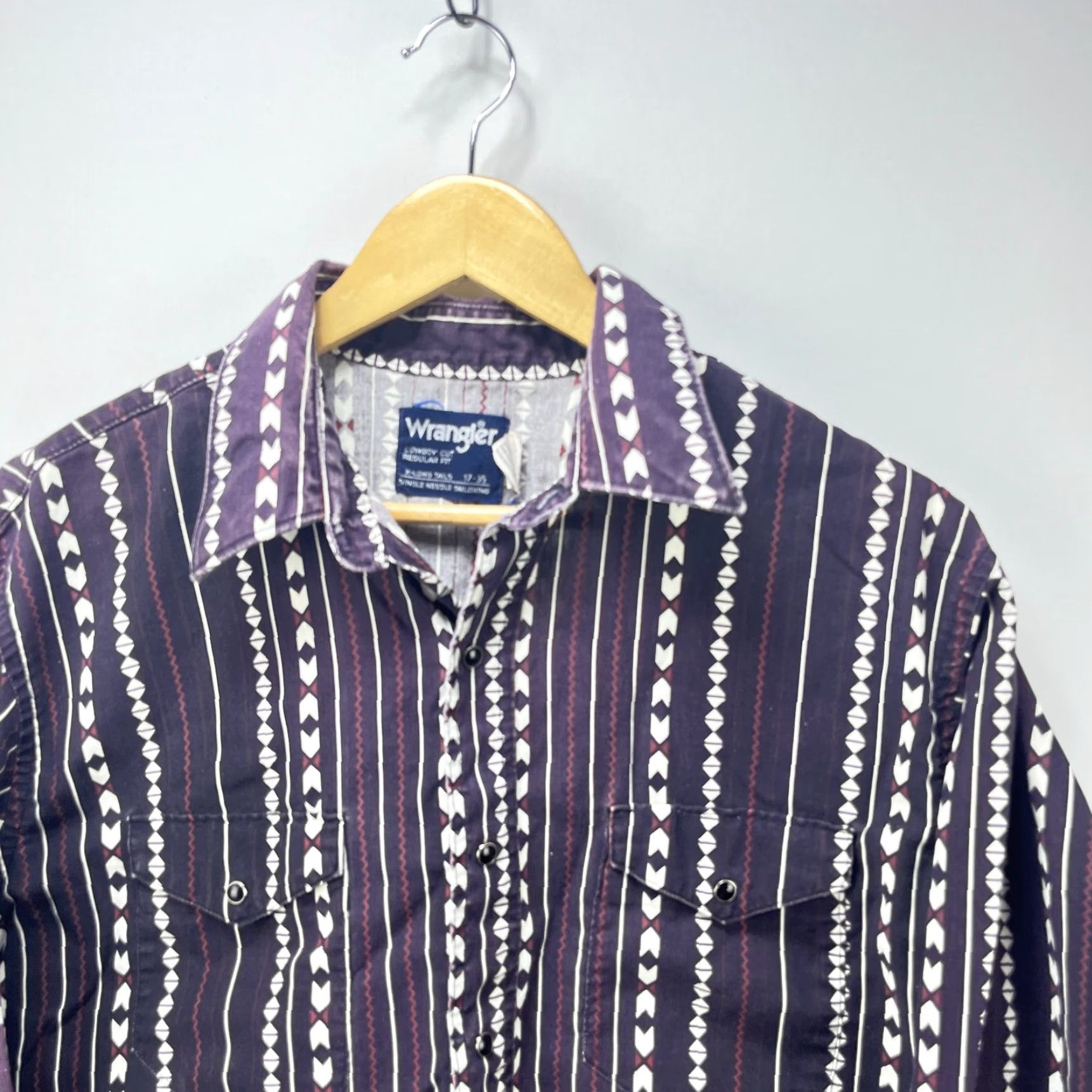 Wrangler VINTAGE 90s Wrangler Western Button Up Long Sleeve Shirt XL Mens White 90s Wrangler Button-Up Shirt XL Mens White Size US XL / EU 56 / 4 - 3 Thumbnail