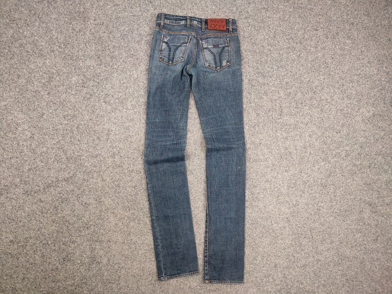 Miss Sixty Vintage Miss Sixty Logo Eden Faded Denim Jeans Y2K Style Size 24" / US 00 / IT 34 - 8 Thumbnail