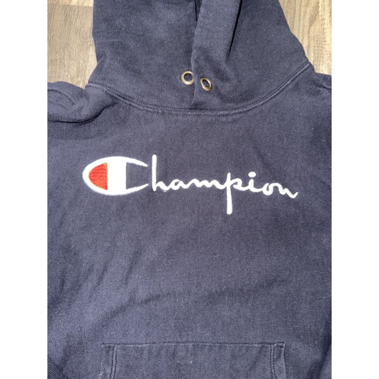 Champion Champion Hoodie Black Small Mens S Heavyweight Reverse Weave Pullover Classic Sports 20x24 Size US S / EU 44-46 / 1 - 2 Thumbnail