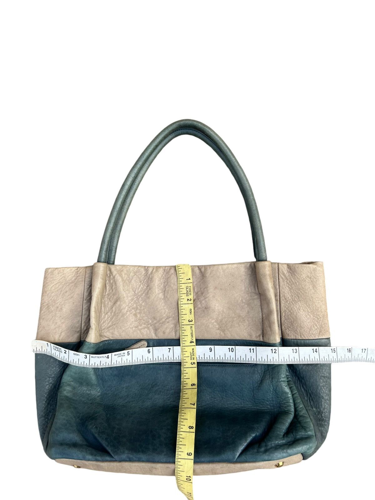 Leather Cledran Japan Faded Patina Leather Mini tote Bag Size ONE SIZE - 25 Thumbnail