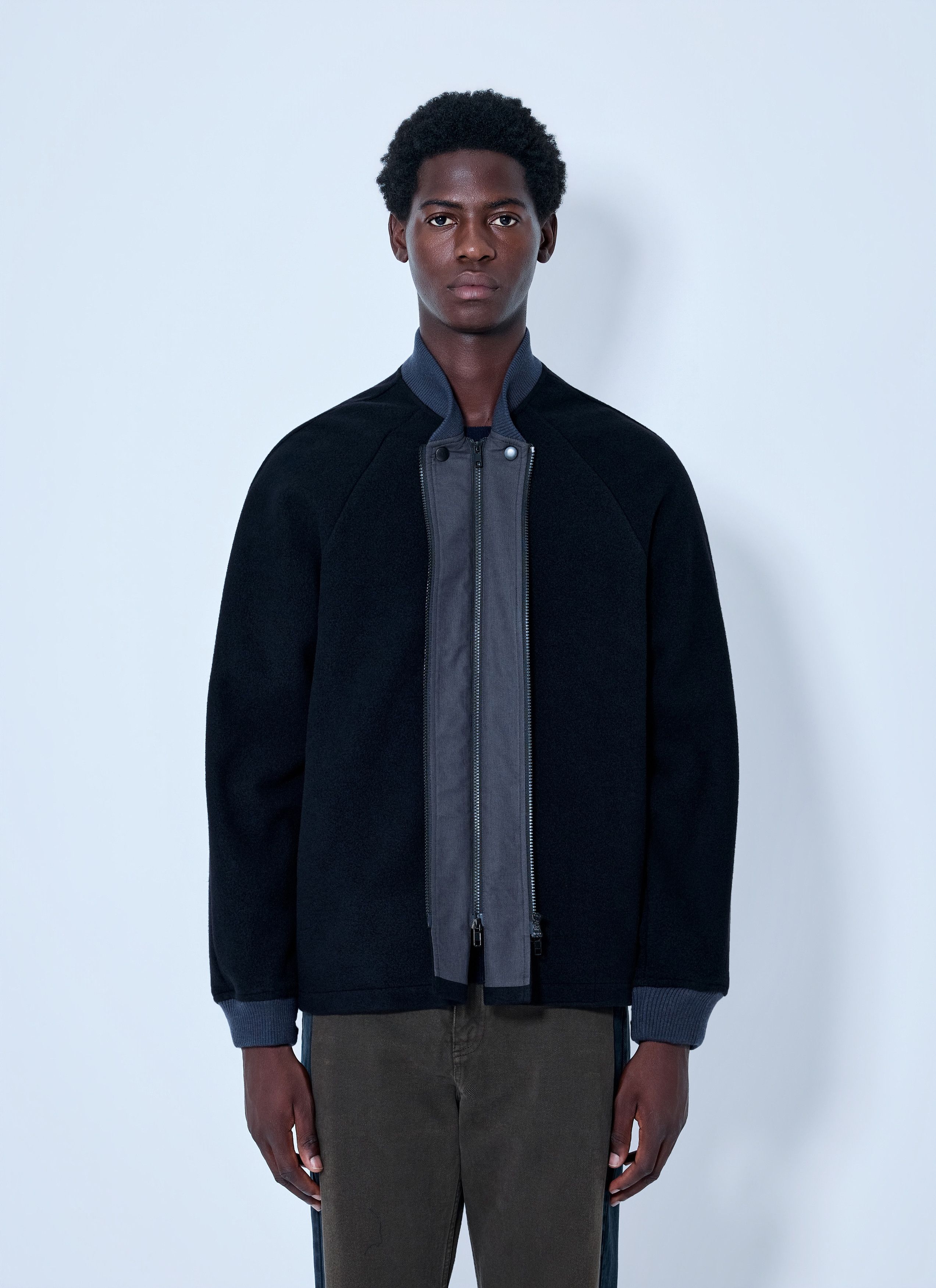 Maison Margiela Double Zippers Jacket (It 52) in Black, Men's (Size Xl)