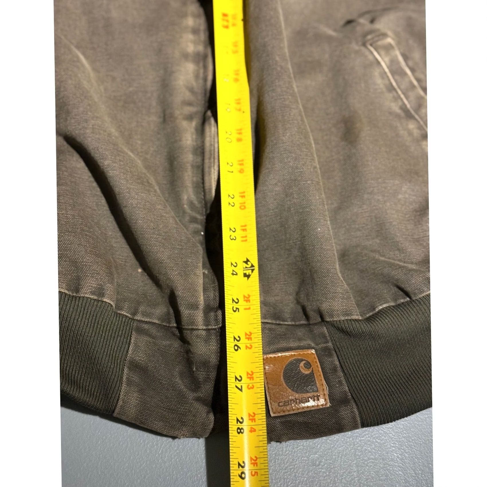Carhartt Carhartt Jacket Mens XL Brown Duck Canvas Workwear Zip J102 TMB Santa Fe Faded Logo Size US XL / EU 56 / 4 - 5 Thumbnail