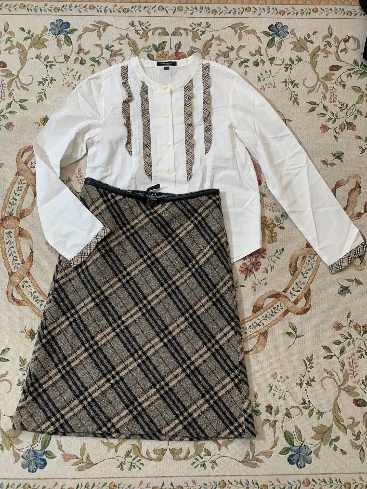 Burberry Burberry Vintage Check Wool Skirt - dmc Size US 26 / EU 42 - 1 Thumbnail