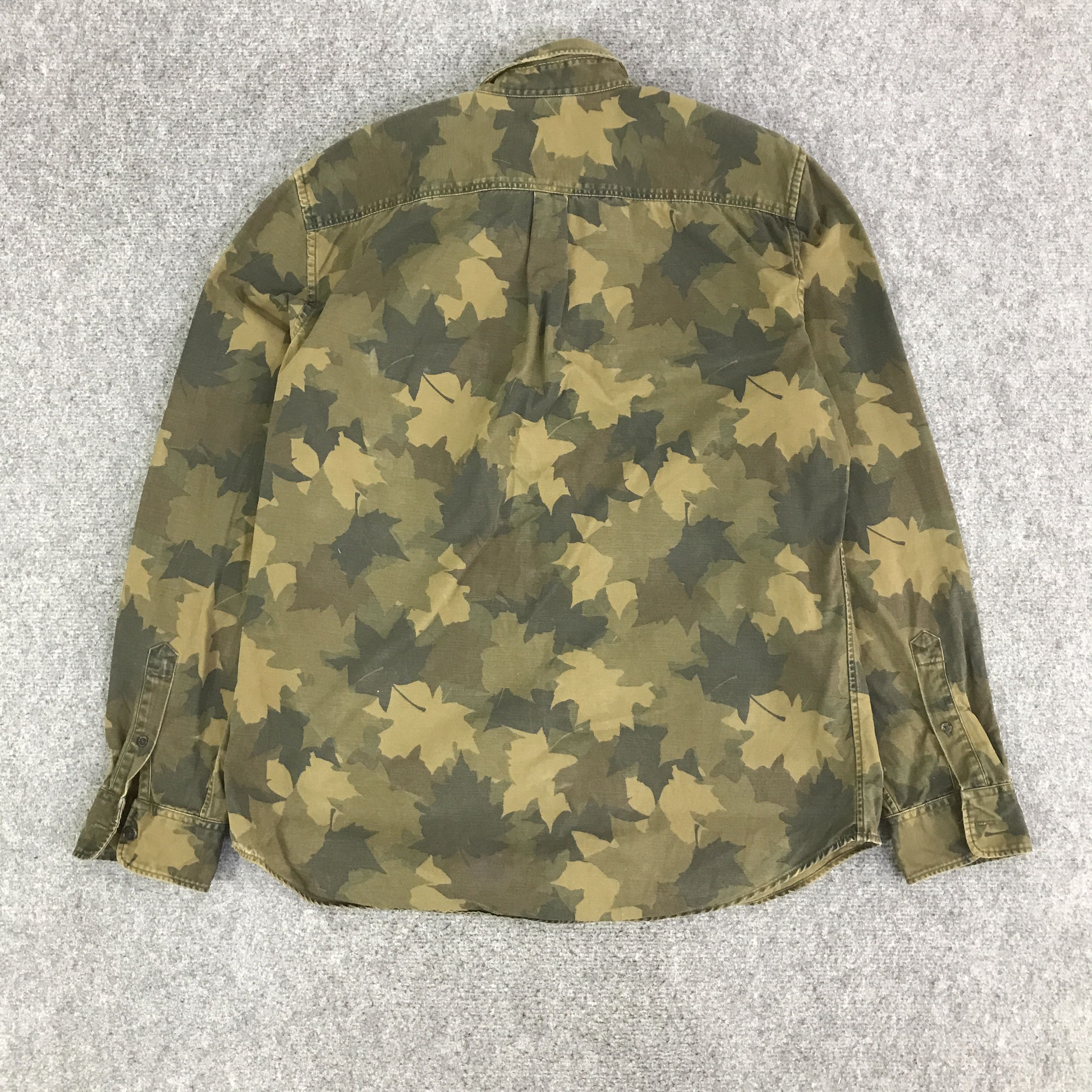 Gap GAP CAMO ARMY BUTTON UP SHIRT K116B13 Size US L / EU 52-54 / 3 - 3 Thumbnail