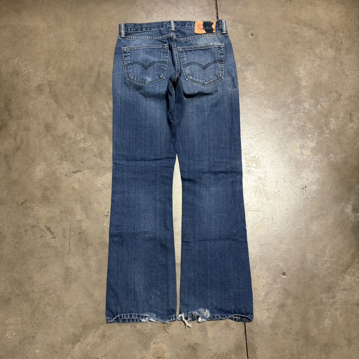 Levi's Vintage Levis 517 Bootcut Denim Jeans Grunge Western Cowboy Size US 30 / EU 46 - 7 Thumbnail